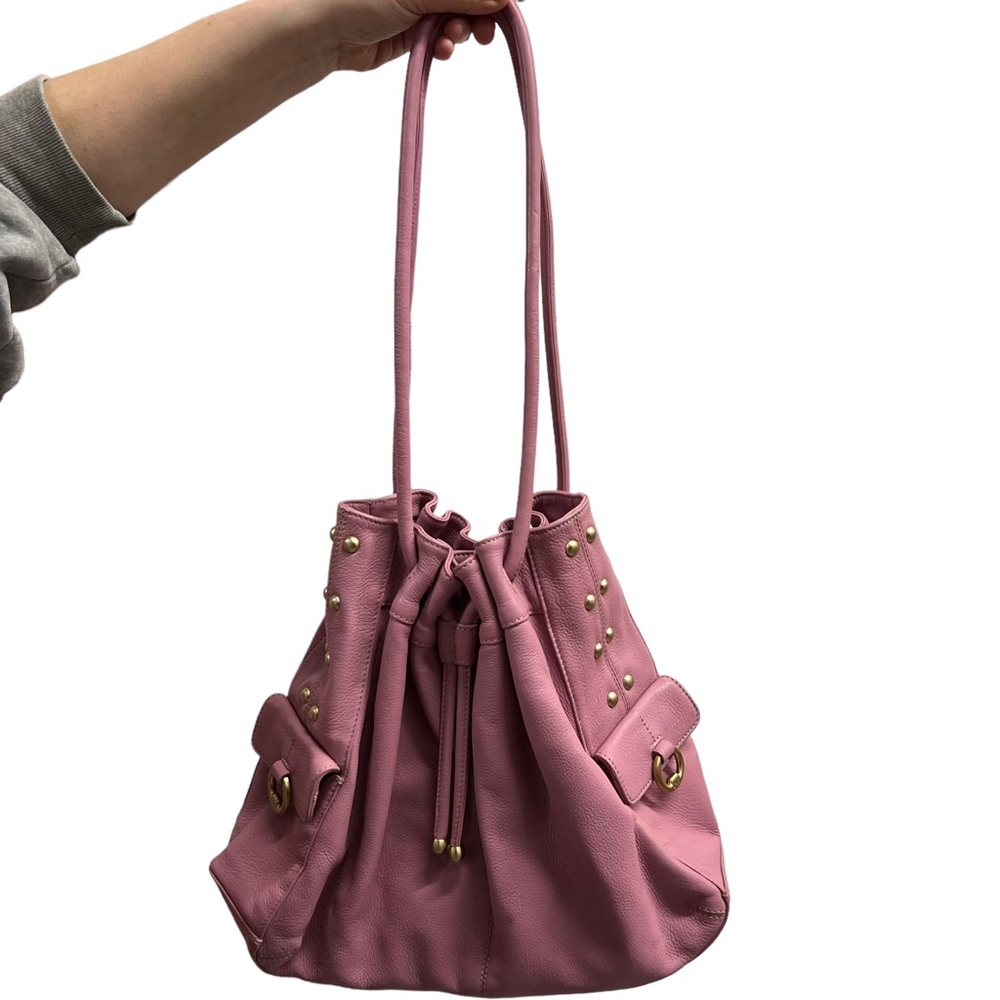 Jones New York Light Pink Hobo Vintage Handbag